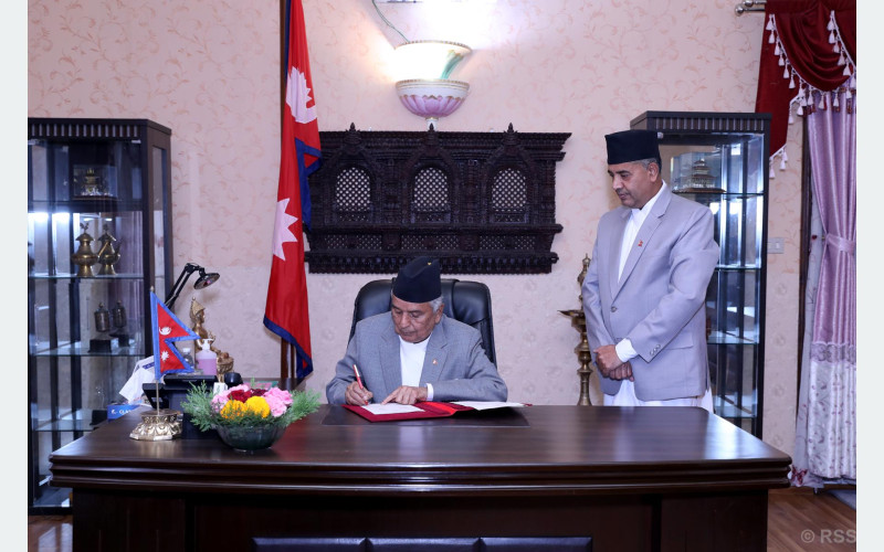 राष्ट्रपति पौडेलले गरे चार वटा अध्यादेश जारी