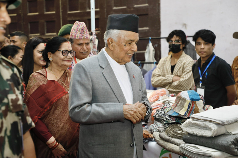 भृकुटीमण्डममा घरेलु उद्योग महोत्सव, राष्ट्रपतिबाट अवलोकन (तस्बिरसहित)