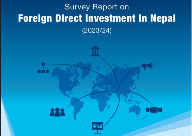 विदेशी लगानी आकर्षणमा उल्लेख्य प्रगति, कुल एफडीआई प्रवाह ६.२ प्रतिशतले बढ्यो