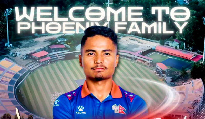 फिनिक्स कलेजमा राष्ट्रिय क्रिकेट कप्तान रोहित पौडेलको भर्ना, कलेजले दियो पूर्ण छात्रवृत्ति